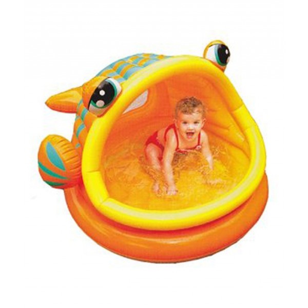 Piscina gonflabila Lazy Fish pentru copii